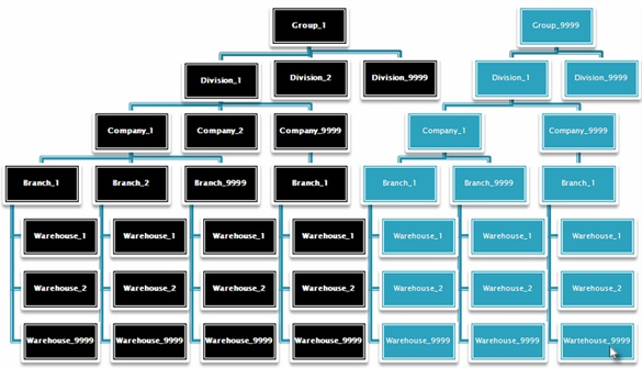 Group Accounting hierarchical structure