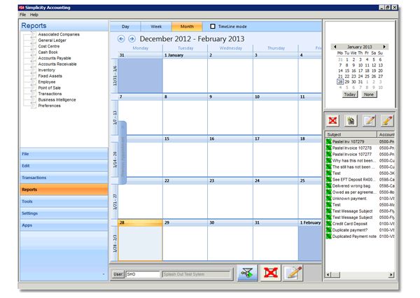 Simplicity Cloud Menu System